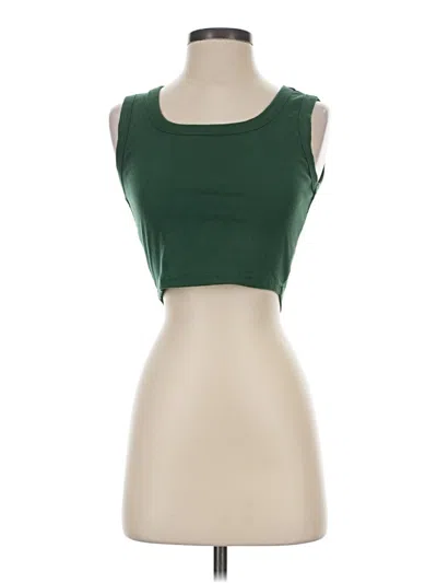 Pre-owned Shein Sleeveless T-shirt In Green