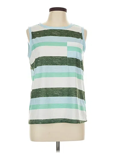 Pre-owned Shein Sleeveless T-shirt In Green