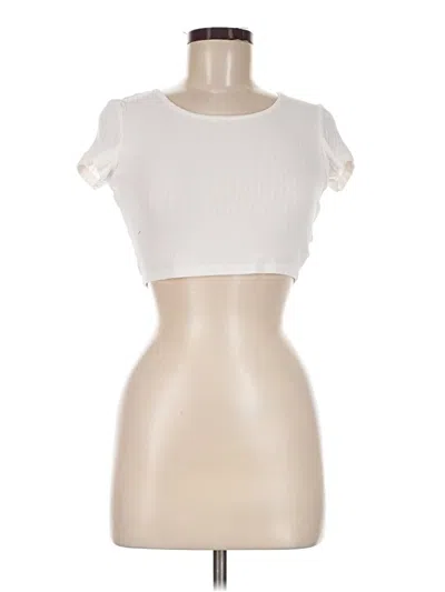 Pre-owned Shein Sleeveless T-shirt In Ivory