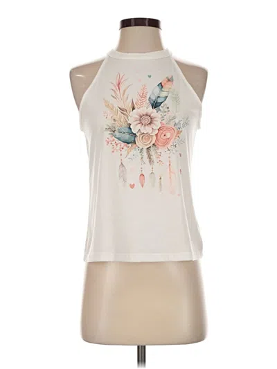 Pre-owned Shein Sleeveless T-shirt In Ivory