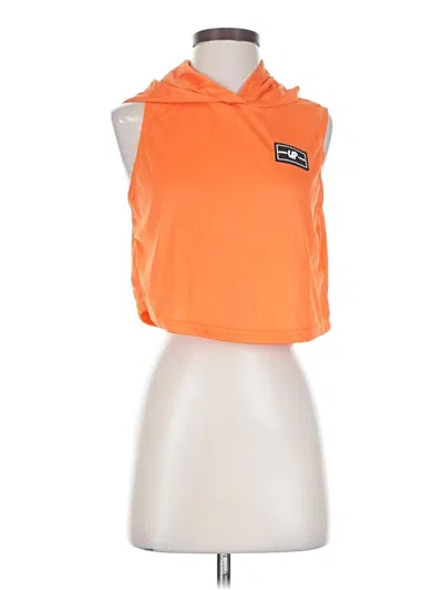 Pre-owned Shein Sleeveless T-shirt In Orange