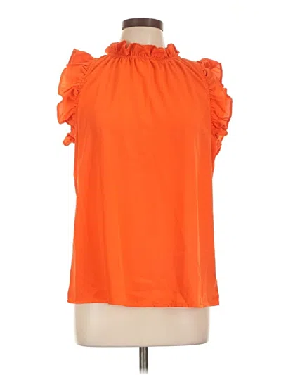 Pre-owned Shein Sleeveless T-shirt In Orange