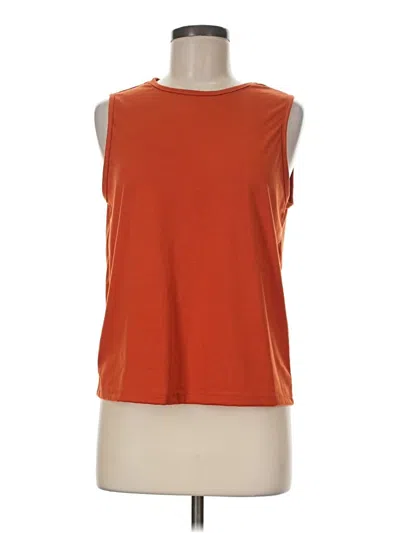 Pre-owned Shein Sleeveless T-shirt In Orange