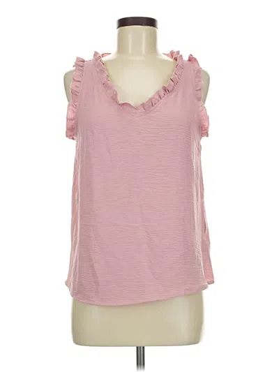 Pre-owned Shein Sleeveless T-shirt In Pink