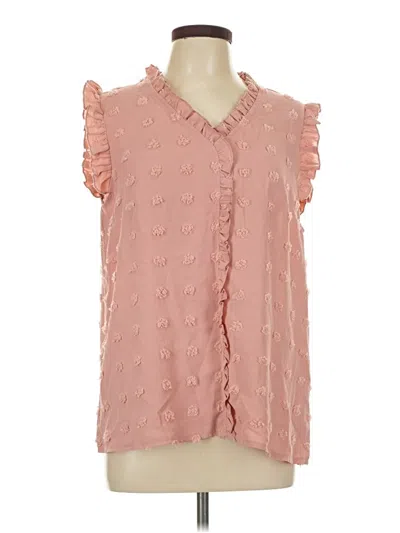 Pre-owned Shein Sleeveless T-shirt In Pink