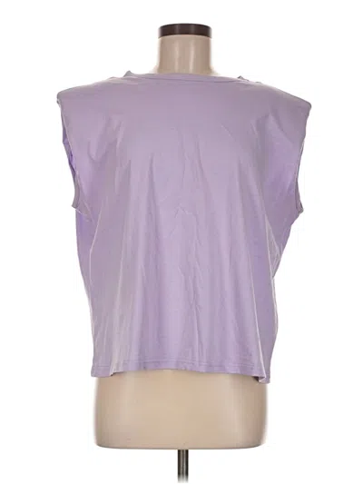 Pre-owned Shein Sleeveless T-shirt In Purple