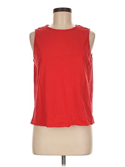 Pre-owned Shein Sleeveless T-shirt In Red