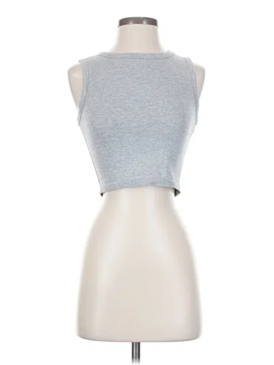 Pre-owned Shein Sleeveless T-shirt In Silver