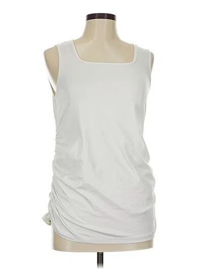 Pre-owned Shein Sleeveless T-shirt In White