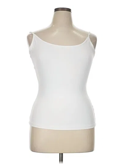 Pre-owned Shein Sleeveless T-shirt In White