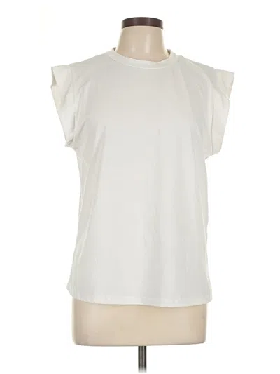Pre-owned Shein Sleeveless T-shirt In White