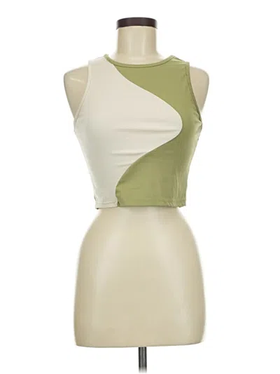 Pre-owned Shein Sleeveless T-shirt In White