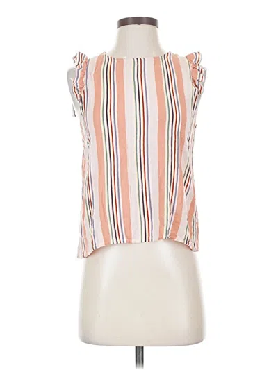 Pre-owned Shein Sleeveless T-shirt In White