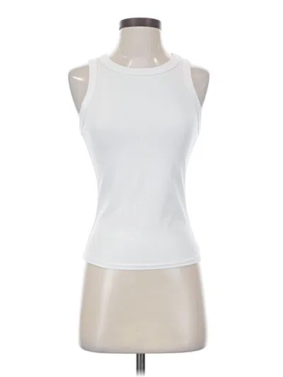 Pre-owned Shein Sleeveless T-shirt In White