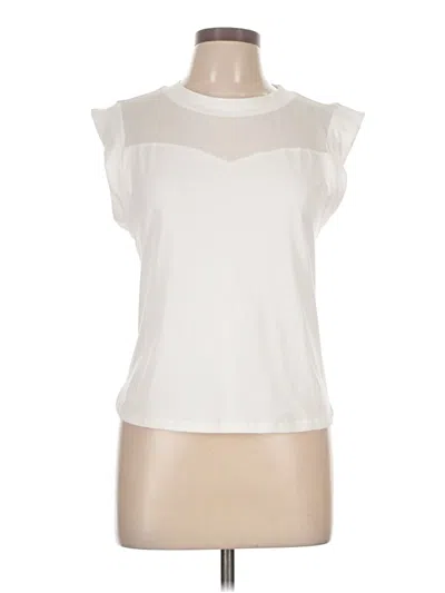 Pre-owned Shein Sleeveless T-shirt In White