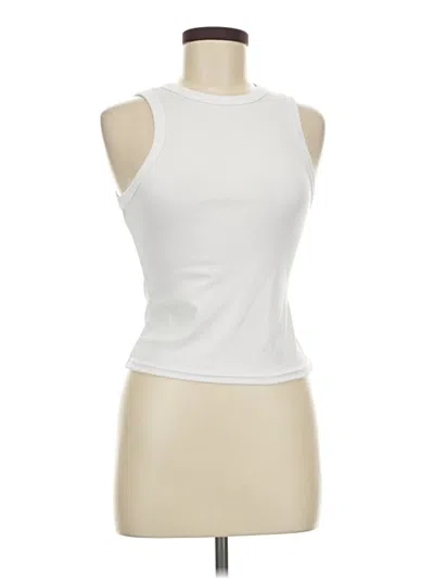 Pre-owned Shein Sleeveless T-shirt In White