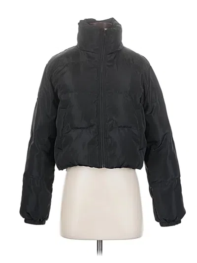 Pre-owned Shein Snow Jacket In Black