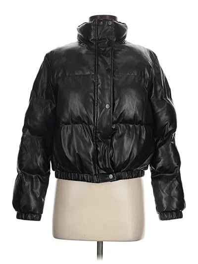 Pre-owned Shein Snow Jacket In Black