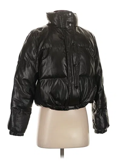 Pre-owned Shein Snow Jacket In Black