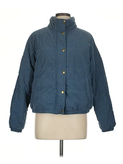 Pre-owned Shein Snow Jacket In Blue