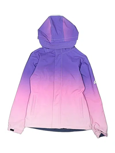 Pre-owned Shein Kids' Snow Jacket In Purple