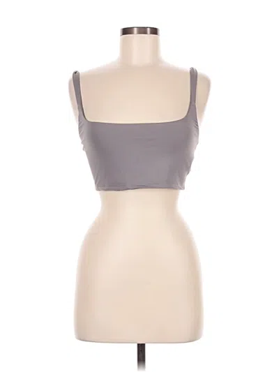 Pre-owned Shein Sports Bra In Gray