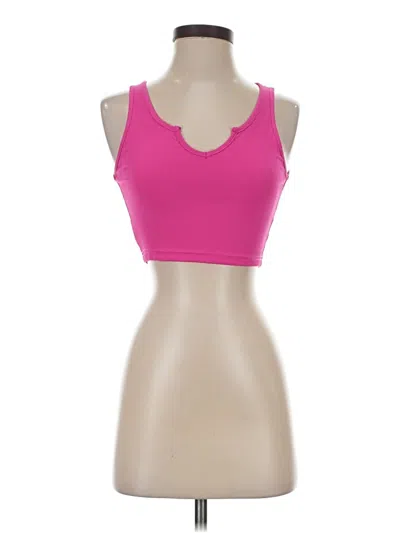 Pre-owned Shein Sports Bra In Pink