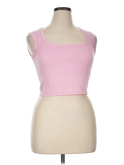 Pre-owned Shein Sports Bra In Pink