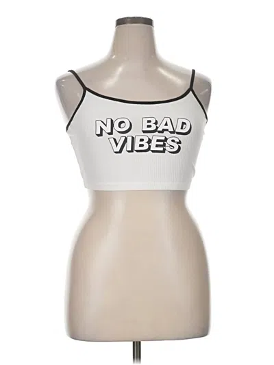 Pre-owned Shein Sports Bra In Silver