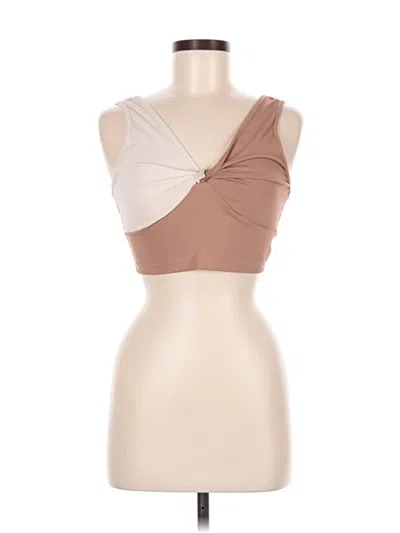 Pre-owned Shein Sports Bra In Tan