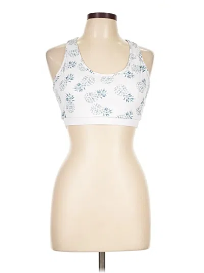 Pre-owned Shein Sports Bra In White