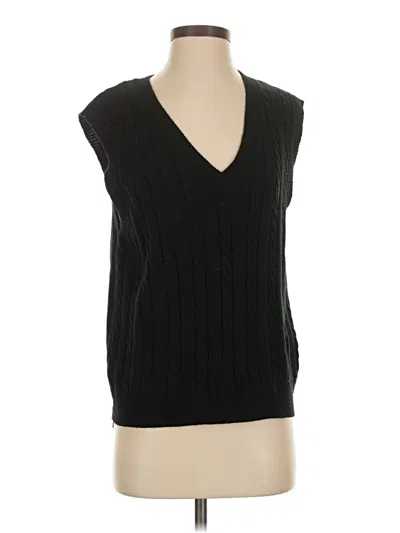 Pre-owned Shein Sweater Vest In Black