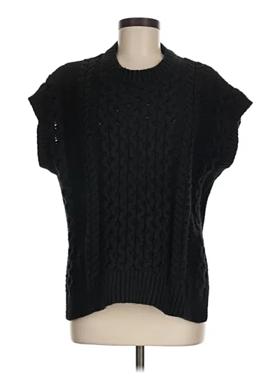 Pre-owned Shein Sweater Vest In Black