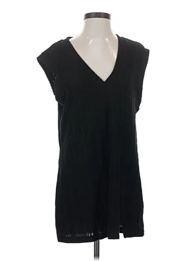 Pre-owned Shein Sweater Vest In Black
