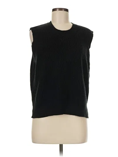Pre-owned Shein Sweater Vest In Black