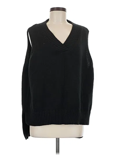 Pre-owned Shein Sweater Vest In Black