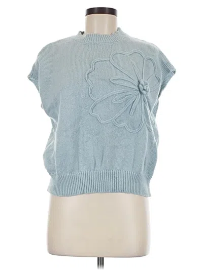 Pre-owned Shein Sweater Vest In Blue
