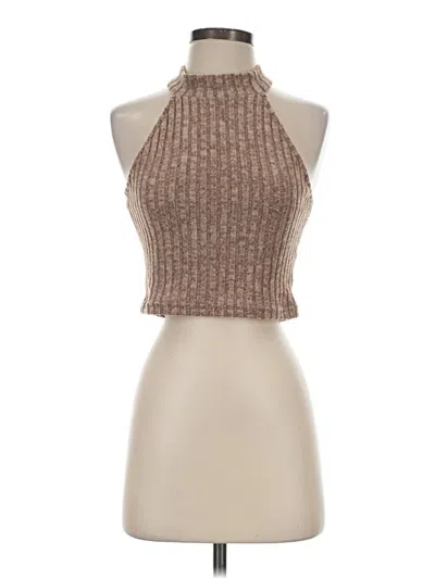 Pre-owned Shein Sweater Vest In Brown