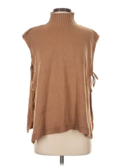 Pre-owned Shein Sweater Vest In Brown