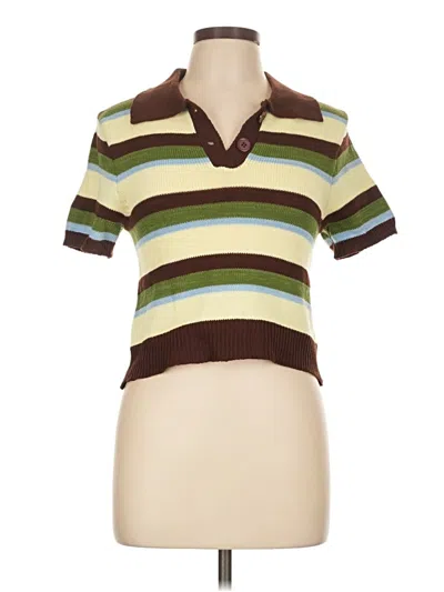 Pre-owned Shein Sweater Vest In Brown