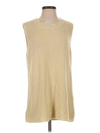 Pre-owned Shein Sweater Vest In Gold