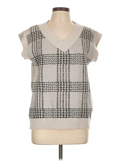 Pre-owned Shein Sweater Vest In Gray