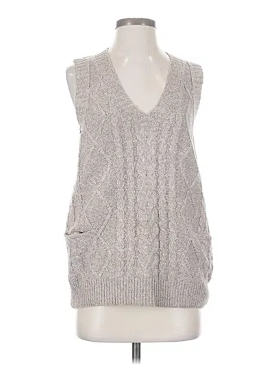 Pre-owned Shein Sweater Vest In Gray