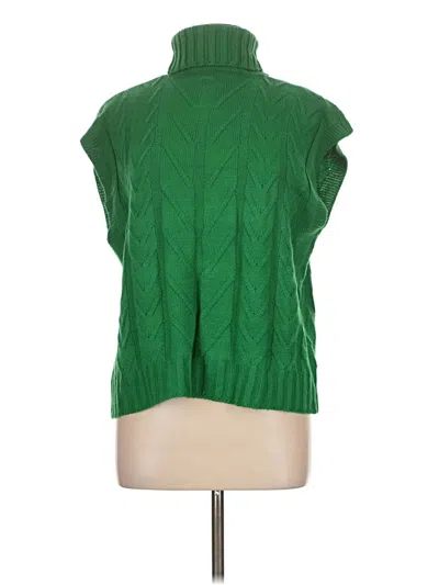 Pre-owned Shein Sweater Vest In Green