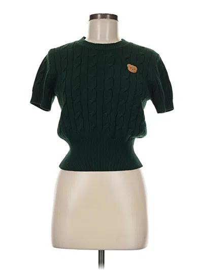 Pre-owned Shein Sweater Vest In Green