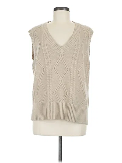 Pre-owned Shein Sweater Vest In Ivory