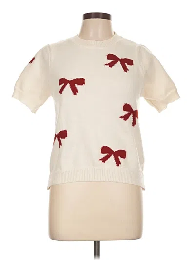 Pre-owned Shein Sweater Vest In Ivory