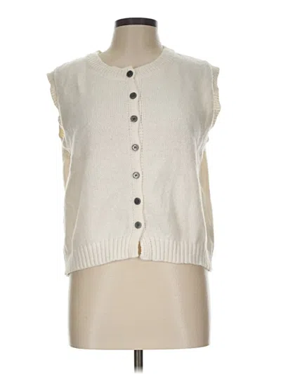 Pre-owned Shein Sweater Vest In Ivory