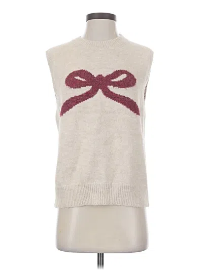Pre-owned Shein Sweater Vest In Ivory