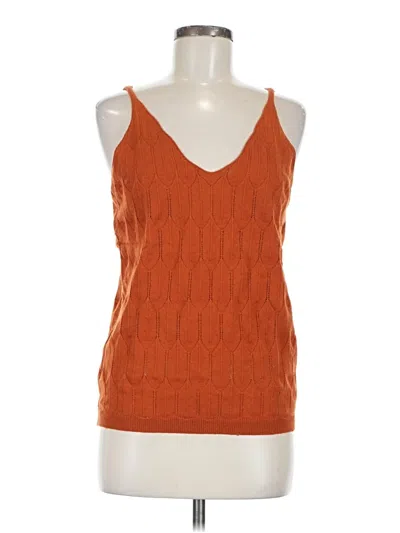 Pre-owned Shein Sweater Vest In Orange